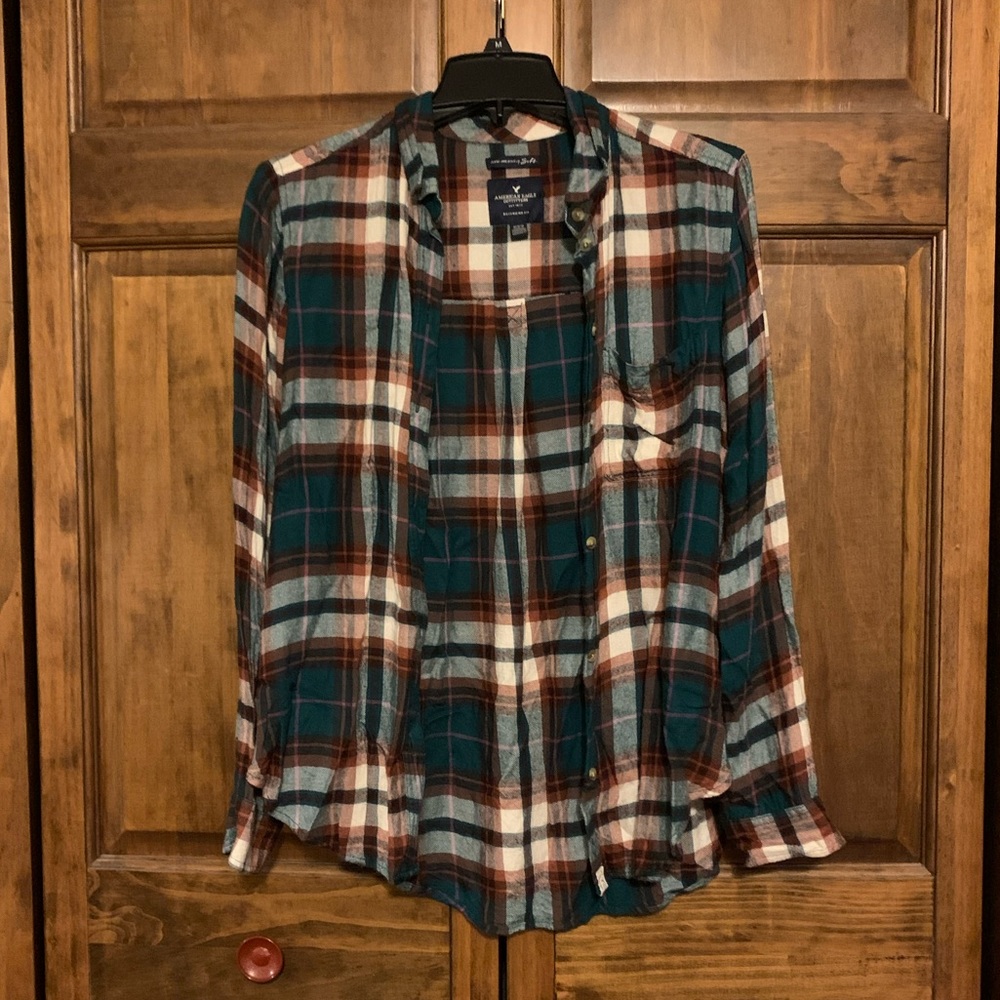 American Eagle boyfriend fit flannel